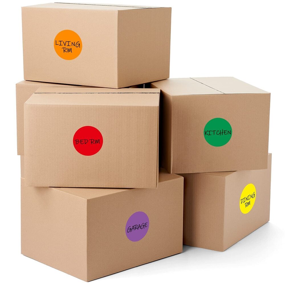 3465 300 3 Inch Color Coding Sticker 10 Assorted Colors Circle Labels Dot - Picture 5 of 6